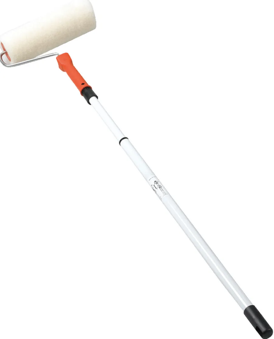 Malerull 18 cm med teleskopskaft | Maleruller
