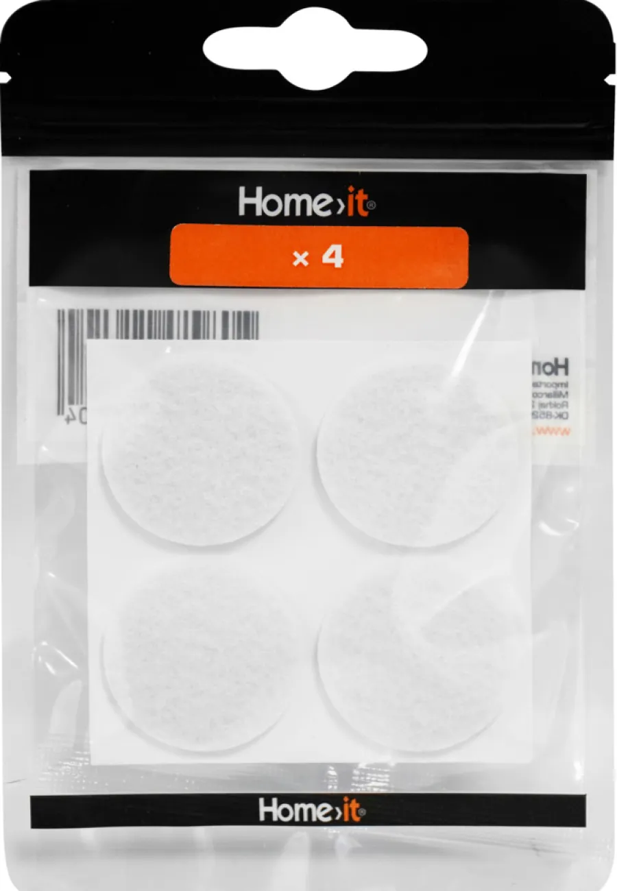 Home it Møbelknotter selvklebende Ø35 mm hvit - 4 stk. | Møbelknotter