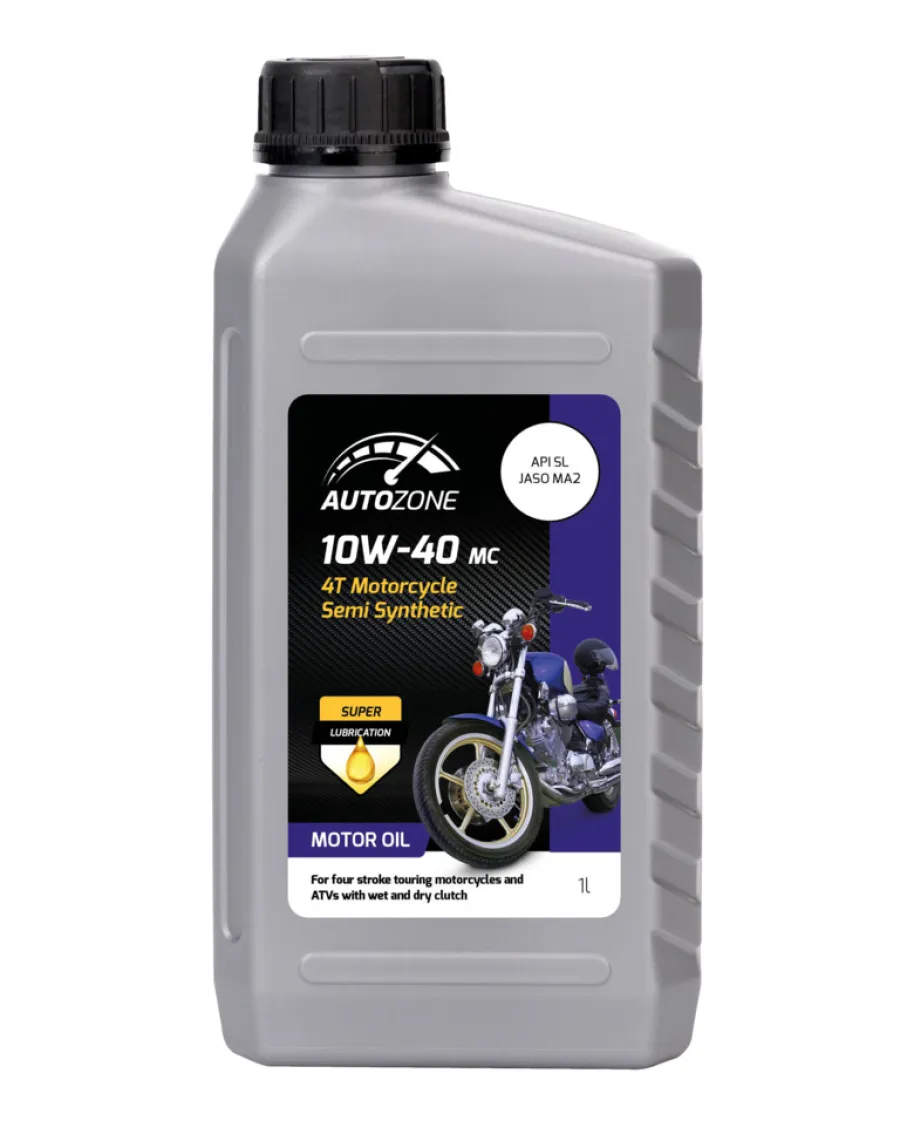 Autozone MC motorolje 10W-40 semisyntetisk - | Motorolje & Spylervæske