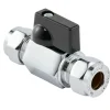 Minikuleventil 10 mm m/ grep | Kraner Og Ventiler