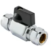 Minikuleventil 12 mm m/grep | Kraner Og Ventiler