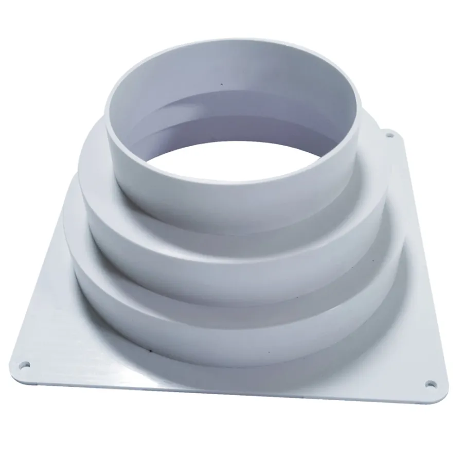 Murflens til flexrør 175 x 175 mm | Ventilasjon