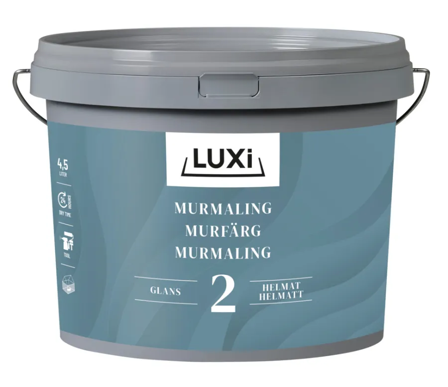 Luxi Murmaling 4,5 liter - | Murmaling|Tak-, Mur- & Sokkelmaling