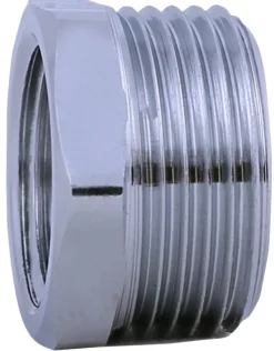 Nippelmuffe 1"x3/4" formet | Forkrommede
