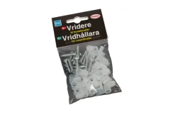 Rodena Nylonhasper med skruer, 25 stk. | Akrylplater