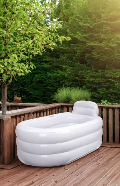 Oppblåsbart badekar 131 x 79 x 67 cm | Campingutstyr|Badekar
