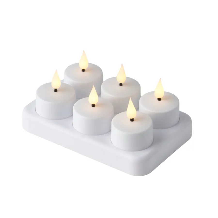 Stemning Oppladbare LED-telys 6-pk. | Dekorativ Belysning - Innendørs