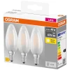 Osram LED Base mignon E14 4 W 3-pk | Led-Pærer