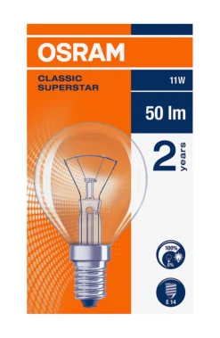 Osram LED Classic Superstar E14 klar kronepære 11 W | Led-Pærer