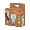 Osram LED matt standardpære E27 3,8 W 2-pk. | Led-Pærer