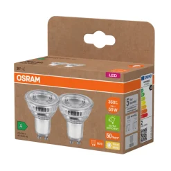 Osram LED PAR16 spotpære GU10 2 W 2-pk. | Led-Pærer