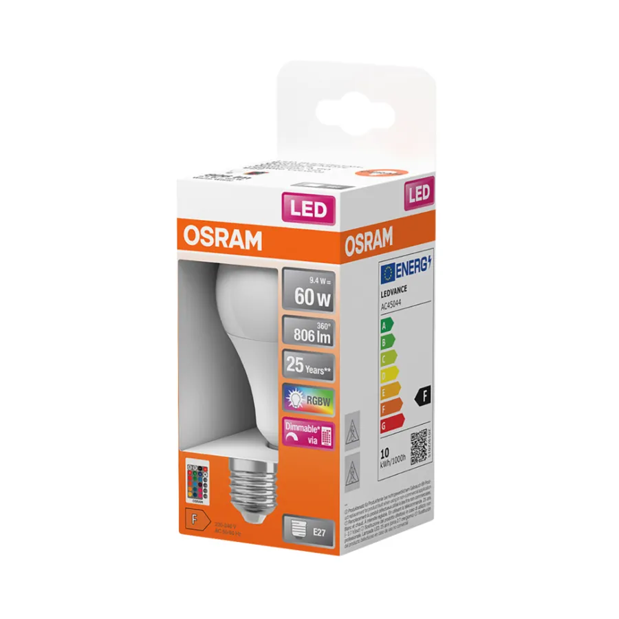 Osram LED standardpære med fargeskift 9 W | Led-Pærer
