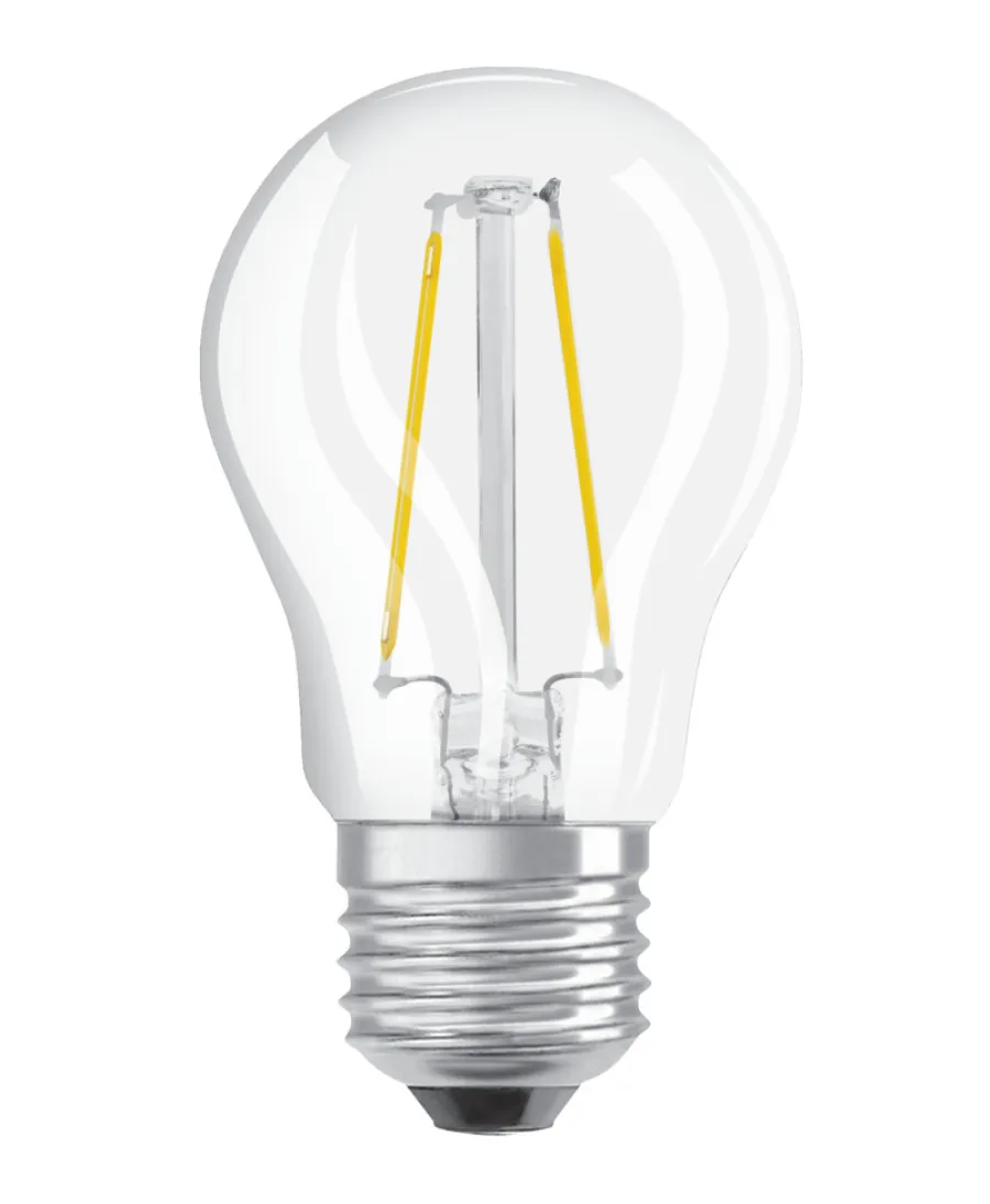 Osram LED Star Classic klar kronepære E27 2,5 W | Led-Pærer