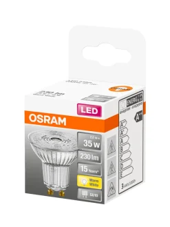 Osram LED Star Par16 GU10 spotpære 2,6 W | Led-Pærer