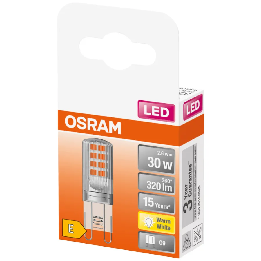 Osram LED Star Pin stiftpære G9 2,6 W | Led-Pærer