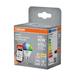 Osram SMART+ RGB+TW kronepære E14 4,9 W | Led-Pærer|Smartpærer