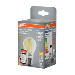 Osram SMART+ standard filamentpære hvit E27 6 W | Led-Pærer|Smartpærer