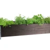 Scan-Pot Pallekarm svartbeiset 19 mm, 80 x 120 x 20 cm | Plantebord & Høybed