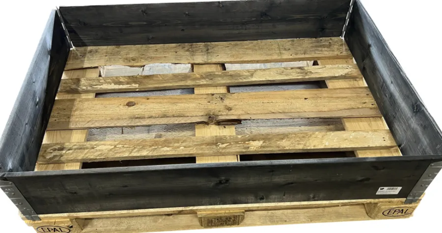 Pallekarm svart 120 x 80 cm | Plantebord & Høybed