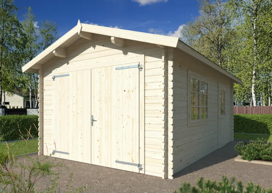Palmako garasje Tony 15,9 m² 350 x 520 cm | Hytter & Boder|Garasjer