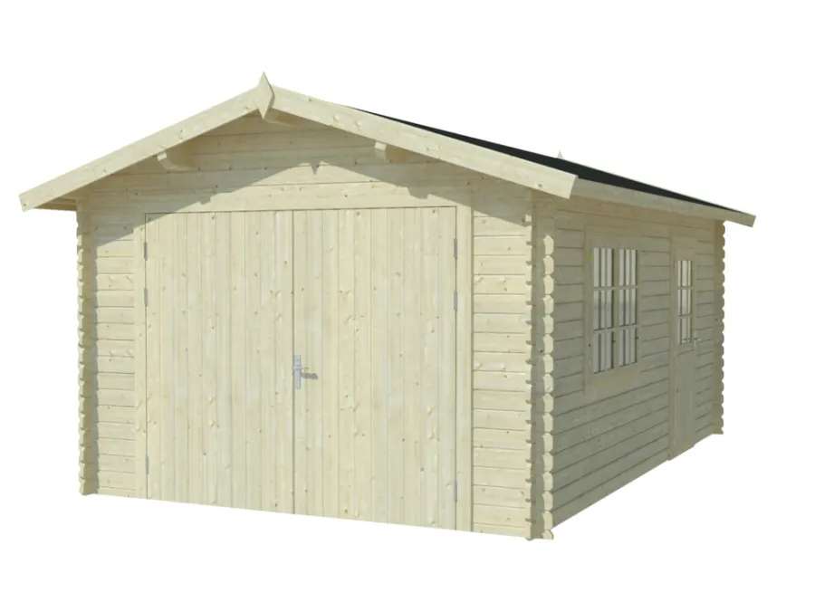 Palmako garasje Tony 15,9 m² 350 x 520 cm | Hytter & Boder|Garasjer