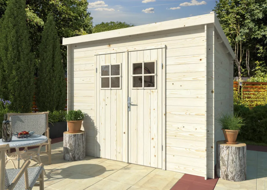 Palmako redskapsbod Iris 3 260 x 260 cm | Redskapsboder|Hytter & Boder