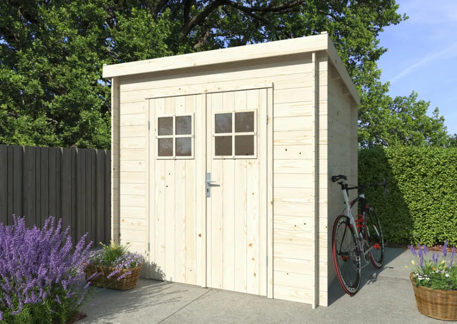 Palmako redskapsbod Iris 2 216 x 216 cm | Redskapsboder|Hytter & Boder