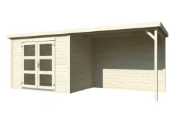 Palmako redskapsbod m/pergola Alma 560 x 184 cm | Redskapsboder|Hytter & Boder