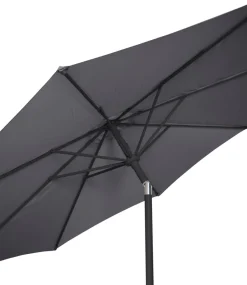 Sunlife Parasoll Arizona grå m/sveiv & tilt Ø300 - ® | Sesongavslutning|Parasoller Og Markiser