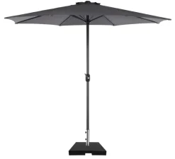 Sunlife Parasollfot Freetown 50x50x6 cm svart granitt - ® | Sesongavslutning|Parasoller Og Markiser