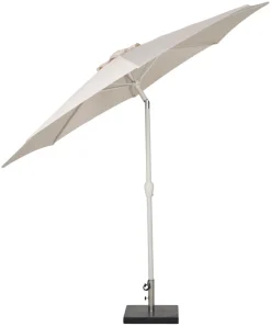 Sunlife Parasoll Nevada grå m/sveiv & tilt Ø 300 cm - ® | Sesongavslutning|Parasoller Og Markiser