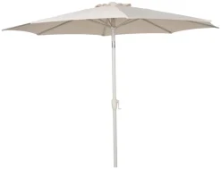 Sunlife Parasoll Nevada grå m/sveiv & tilt Ø 300 cm - ® | Sesongavslutning|Parasoller Og Markiser