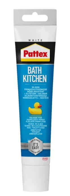 Pattex Silikonfuge bad & kjøkken 50 ml | Silikon