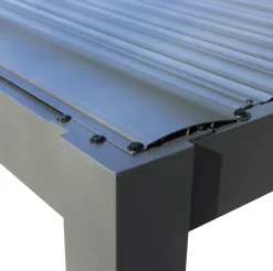 Pergola 3 x 3 x 2,3 meter mørkegrå | Paviljonger & Partytelt