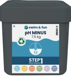 Swim & Fun pH-Minus granulat 7,5 kg - | Bassengtilbehør & Pleie