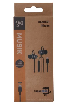 PhoneFood headset med lightning stikk | Lyd & Tilbehør Til Mobiltelefoner