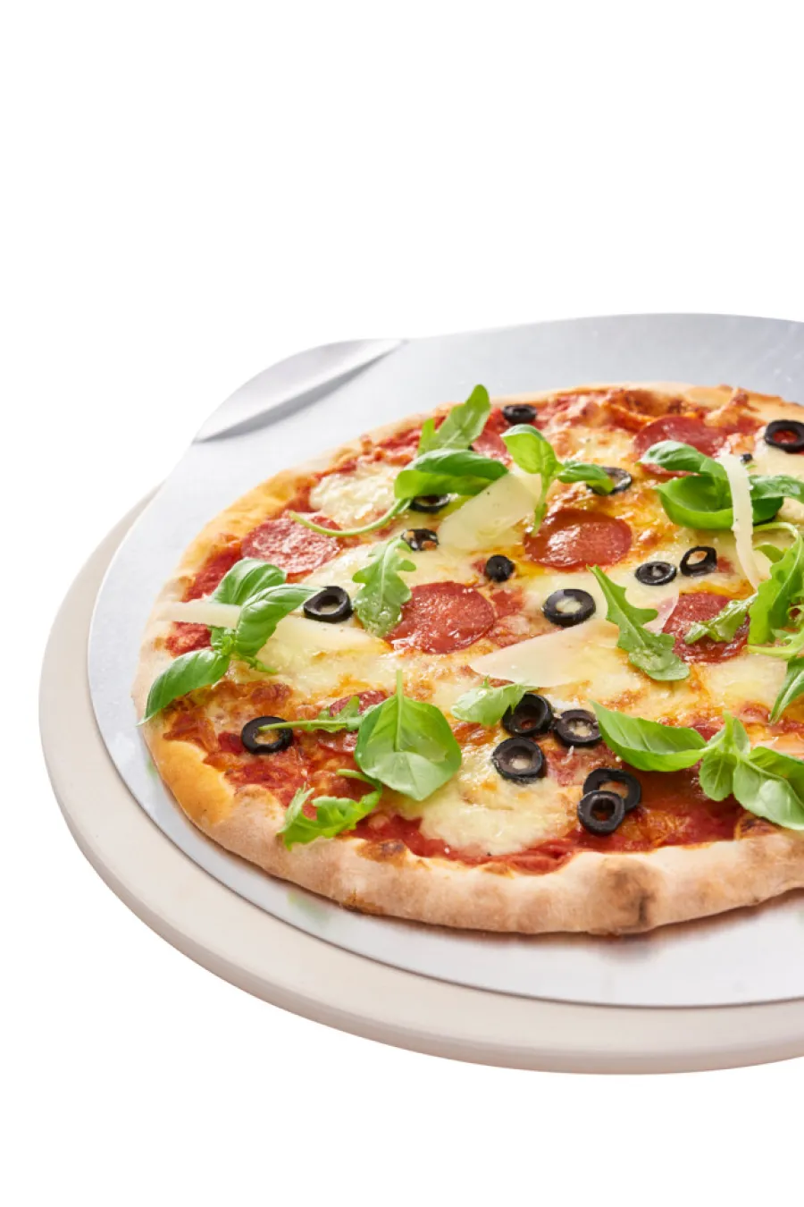 Grillexpert Pizzastein Ø38 cm med alubakeplate - | Grilltilbehør|Pizzaovn & Tilbehør