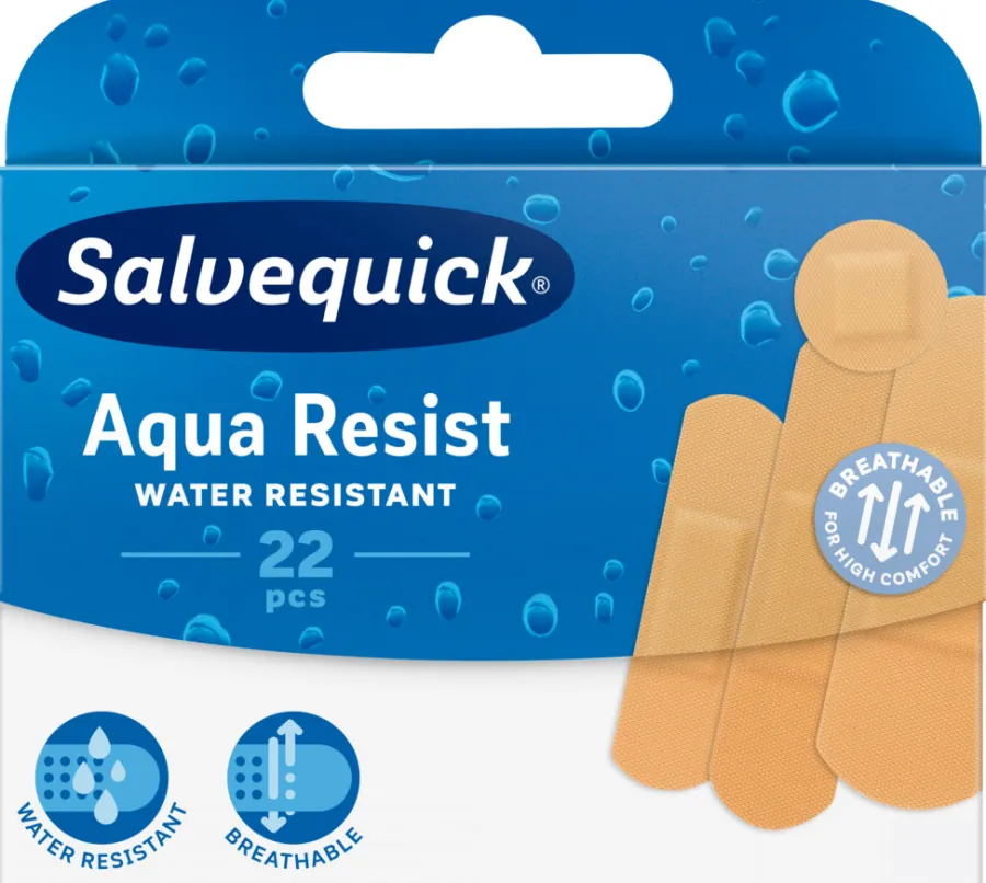 Salvequick Plaster Aqua Resist – 22 stk. | Personlig Pleie