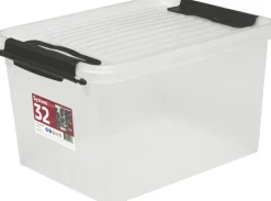 Plast1 oppbevaringsboks m/lokk klar - SystemBox 32 | Oppbevaring