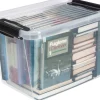 Plast1 oppbevaringsboks m/lokk klar - SystemBox 60 | Oppbevaring
