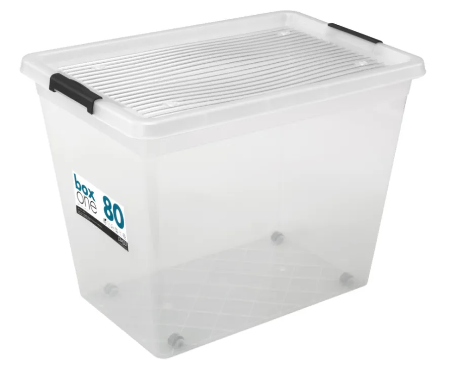 Plast1 plastboks m/lokk klar - BoxOne 80 | Oppbevaring