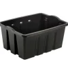 Plast1 stablekasse svart StackBox 13 | Oppbevaring