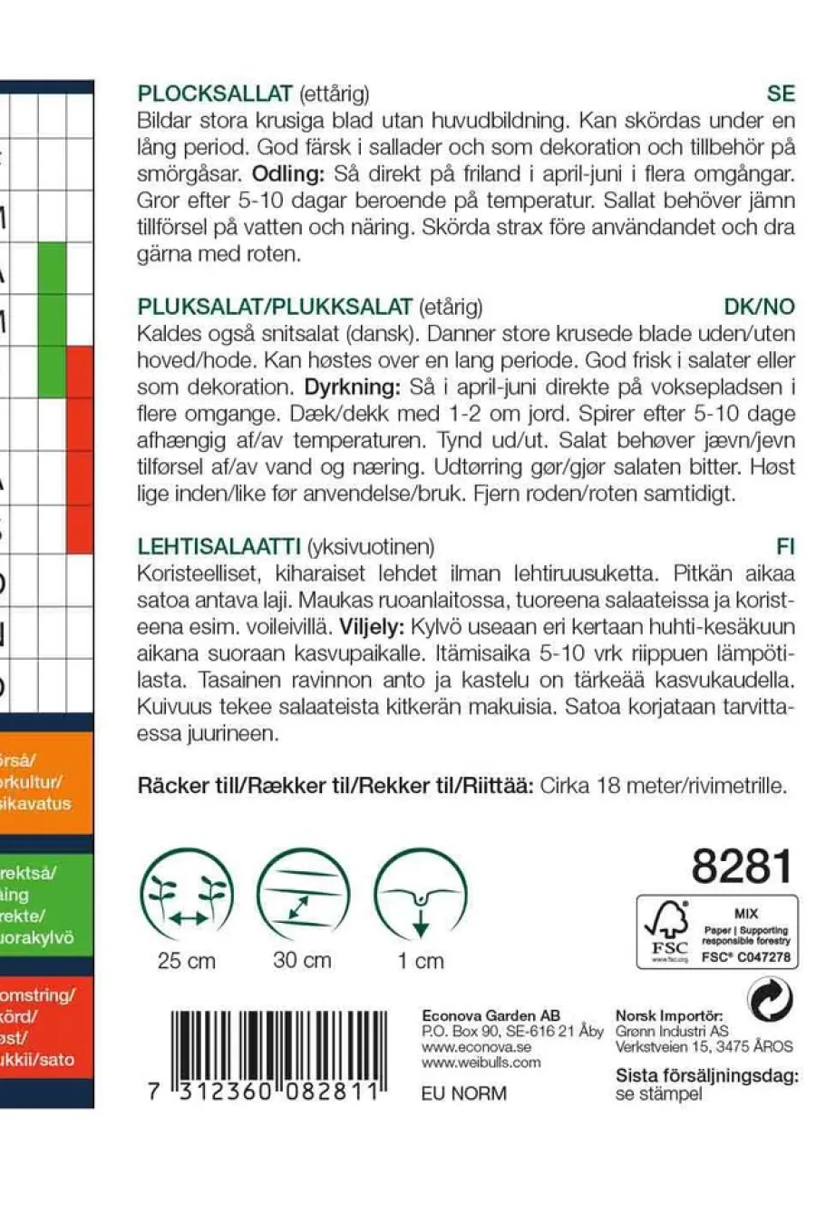 Weibulls Plukksalat "Australische Gele" | Frø