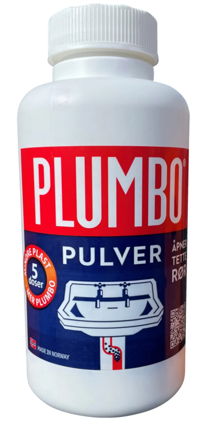 Plumbo avløpsåpner original pulver | Rengjøringsmidler