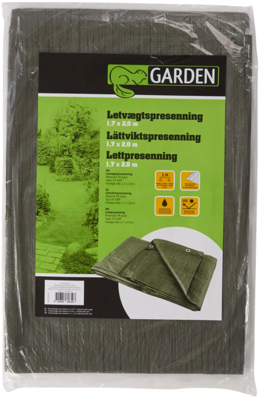Garden Presenning 170 x 200 cm 3,4 m² - ® | Presenninger