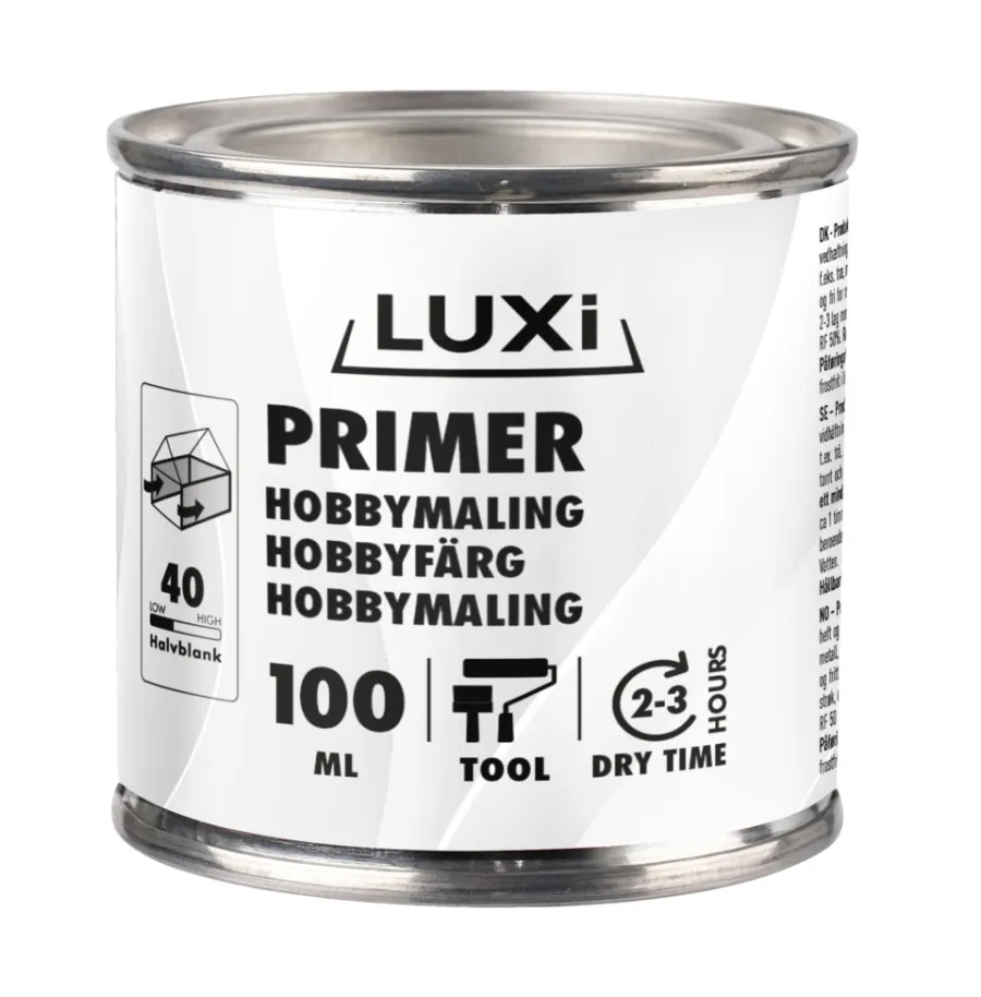 Luxi Primer t/hobbymaling 100 ml - | Hobbymaling