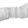PVC flexslange Ø127 mm x 1 m hvit | Ventilasjon