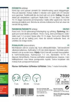 Weibulls Rødbete ´Detroit 2` | Frø
