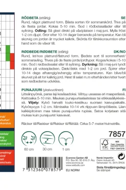 Weibulls Rødbeter 'D'Egypte' | Frø