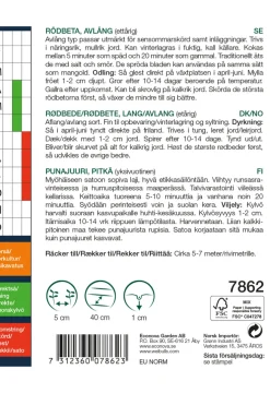 Weibulls Rødbeter lang cylindra | Frø